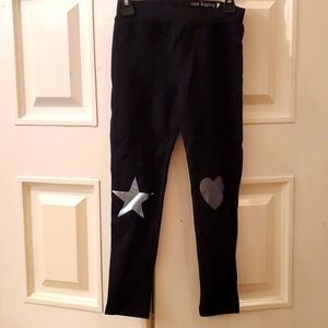 J Crew girls black leggings